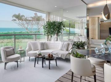 Varanda decorado · Atlântico Golf - 197 m², 4 suítes com vista privilegiada para o Campo de Golfe 