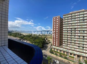Apartamento · 74m² · 2 Quartos · 1 Vaga · Apartamento para Aluguel na Orla de Santos (José Menino) com Portaria 24h