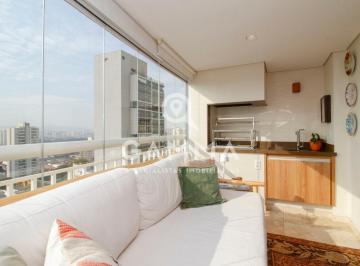 Apartamento · 141m² · 3 Quartos · 3 Vagas · Apartamento com 141m² na Vila Romana, 3 suítes, 3 vagas e varanda gourmet