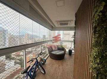 96946c0cd5e7293b552e2276a9e53376c3cfad6b · Apartamento com 3 dormitórios para alugar, 171 m² por R$ 15.700,02/mês - Embaré - Santos/SP