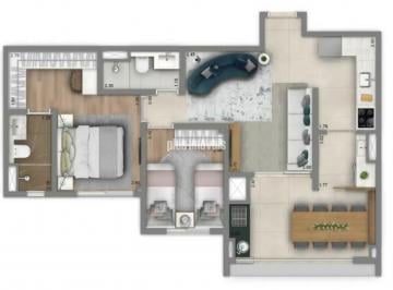 Apartamento · 67m² · 2 Quartos · 1 Vaga · Apartamento em Vila Santa Eulalia com 67m²