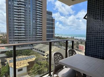 Apartamento · 64m² · 2 Quartos · 2 Vagas · Blue Ocean Residencial 2 Quartos Vista Mar Varanda na Sala e na Suíte Prédio Novo
