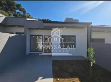 Casa · 60m² · 3 Quartos · Linda Casa Nova à Venda em Fazenda Rio Grande  Entrada de R$ 25 Mil