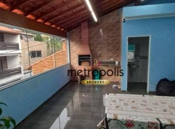 Área Gourmet  · Sobrado com 3 dormitórios à venda, 206 m² por R$ 550.000,00 - Cooperativa - São Bernardo do Campo/SP
