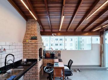 Apartamento · 110m² · 2 Quartos · 1 Vaga · Condomínio Parque San Thomas - Cobertura à venda com 110 m², 2 quartos, espaço gourmet e vaga em São