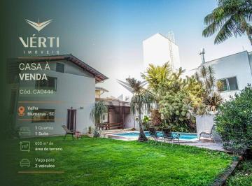 b7074dbc78fe63e0eba44712cd0ef05b803a81ec · CASA COM 3 DORMITÓRIOS, PISCINA E 600 m² DE TERRENO  BAIRRO DA VELHA