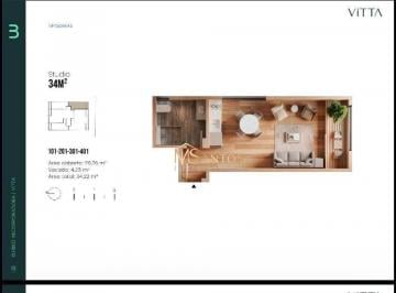 3c203ac5efcc651eb35520b81c947500baa7af3d · Studio com 1 dormitório à venda, 34 m² por R$ 387.714 - Ingleses - Florianópolis/SC