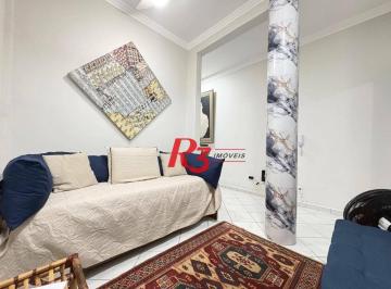 de2954238f5056a14dabaaf54fc4c3c0fe647257 · Apartamento com 2 dormitórios para alugar, 64 m² por R$ 5.500,02/mês - Boqueirão - Santos/SP