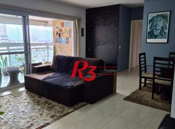 c5fe546e650e84254a48408f72be138b218ec063 · Apartamento com 3 dormitórios à venda, 102 m² por R$ 1.100.000,00 - Ponta da Praia - Santos/SP