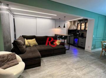 5b38e7275722d677c045b80674468df204948325 · Apartamento à venda, 111 m² por R$ 1.330.000,00 - Ponta da Praia - Santos/SP