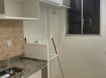 cozinha  e lavanderia com armarios planejados · Apartamento 2 Quartos Planejado/ |Elevador | Garagem Coberta | Jardim Célia | R$