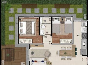 Apartamento · 47m² · 2 Quartos · 1 Vaga · Lançamentos em Reserva Florada - Marília, SP por 390000