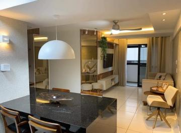 Apartamento · 80m² · 3 Quartos · 1 Vaga · Apartamento mobiliado para aluguel, 3 quartos, 2 suítes, 1 vaga, Coroa do Meio - Aracaju/SE