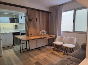 Apartamento · 40m² · 1 Quarto · 1 Vaga · APARTAMENTO MOBILIADO COM 1 QUARTO E 1 VAGA DE GARAGEM NO CENTRO DE FLORIANÓPOLIS