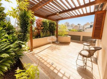 Apartamento · 179m² · 2 Quartos · 2 Vagas · Cobertura com 179m2 ; 2 dormitórios sendo 1 suíte; 2 vagas no Bairro Auxiliadora