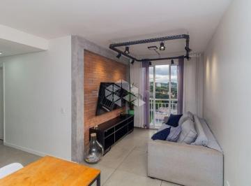Apartamento · 58m² · 2 Quartos · 1 Vaga · Apartamento 2 dormitórios com suíte - churrasqueira na cozinha - vaga de garagemm no condomínio Barr
