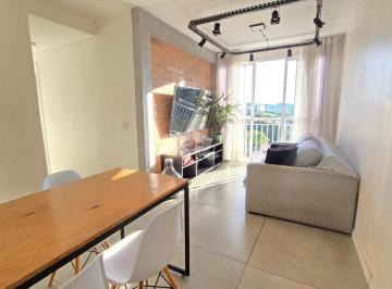 Apartamento · 58m² · 2 Quartos · 1 Vaga · Apartamento 2 dormitórios com suíte - churrasqueira na cozinha - vaga de garagemm no condomínio Barr