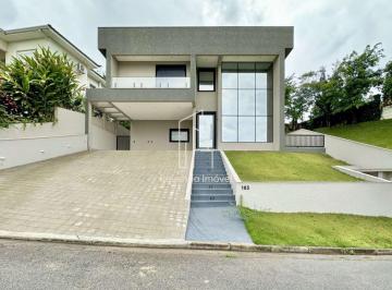 Casa · 332m² · 4 Quartos · 3 Vagas · Casa de luxo em condomínio, 4 suítes, 3 salas, 4 banheiros, 3 vagas em Cotia-SP, bairro Pitas - 332,
