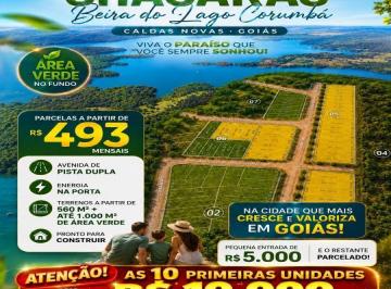Rural · 560m² · 1 Quarto · Chácaras as margens do Lago Corumbá Parceladas