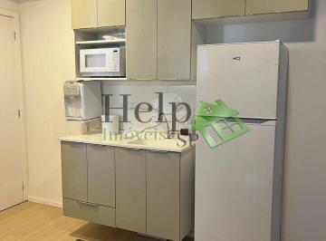 Apartamento · 27m² · 1 Quarto · Studio 01 ormitório- 01 banheiro- varanda- sem vaga- Booklin Paulista- metrô estação Berrini