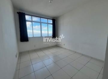 Apartamento · 30m² · 1 Quarto · 1 Vaga · Aluguel: Apartamento/sala Living frente Mar no José Menino em Santos – 1 dorm. [Vista Mar] 