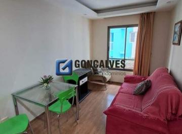 Apartamento · 40m² · 1 Quarto · 1 Vaga · Apartamento Mobiliado Frente com 1 Dorm e 1 Vaga | Santo Antônio, São Caetano do Su