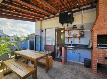 Apartamento · 84m² · 1 Quarto · 2 Vagas · Cobertura Duplex 1 dormitório com Churrasqueira para comprar - Praia do Tombo - Guarujá
