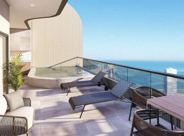Apartamento · 230m² · 4 Quartos · 5 Vagas · Cobertura para venda em Canto Do Forte de 230.00m² com 4 Quartos, 4 Suites e 5 Garagens