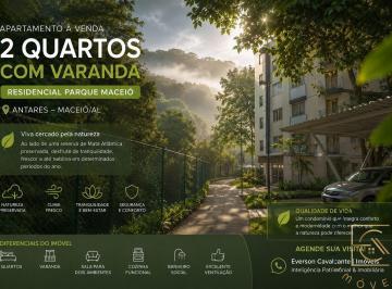Apartamento · 50m² · 2 Quartos · 1 Vaga · Residencial Parque Maceió essa - Apartamento à Venda no Antares | 2 Quartos com Varanda | Residencia