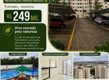Apartamento · 51m² · 2 Quartos · 1 Vaga · Residencial Parque Maceió - Apartamento à Venda no Residencial Parque Maceió | 2 Quartos com Varanda