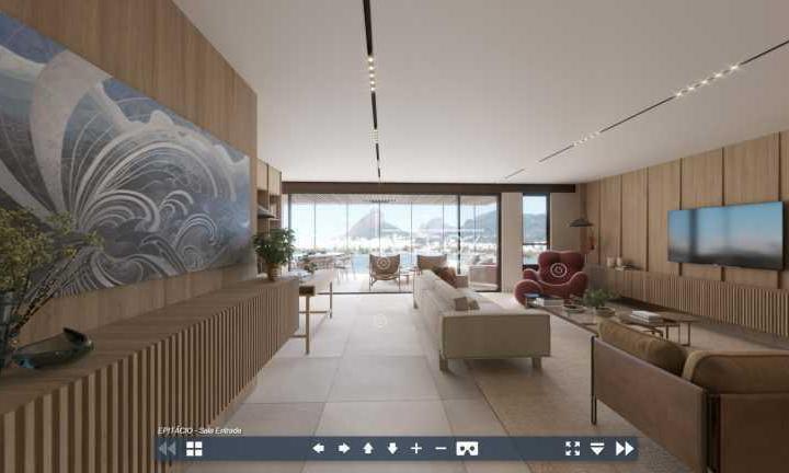 Foto do imóvel - Conheça este espetacular apartamento de alto padrão localizado em frente à lagoa, com uma vista.