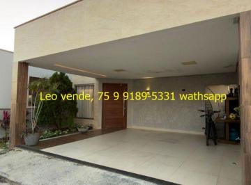 Casa de 3 quartos, Feira de Santana · Leo vende, bairro Sim, 3|4 suíte, closet, área goumert