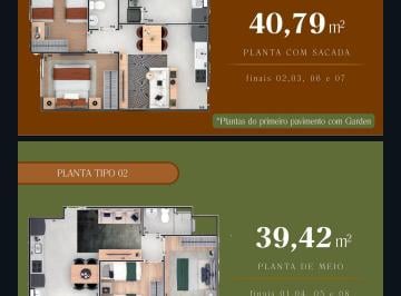 Apartamento de 2 quartos, Campo Largo · Empreendimento terracotta