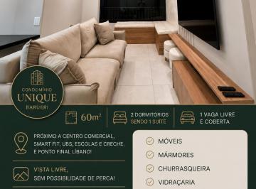 Apartamento de 2 quartos, Barueri · Lindo apartamento mobiliado cond. Unique com 2 dormtirórios