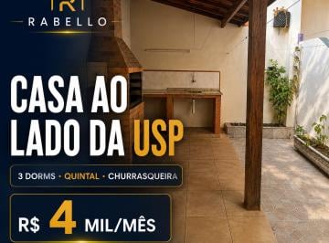 Casa de 3 quartos, São Paulo · Sobrado com Quintal, churrasqueira e 3 dormitórios a poucos passos da USP