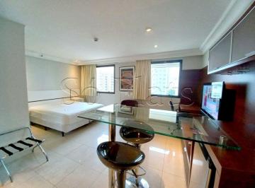 Apartamento · 32m² · 1 Quarto · 1 Vaga · Flat em Higienópolis, São Paulo/SP de 32m² 1 quartos para locação R$ 2.500,00/mes