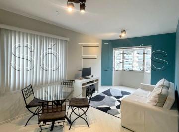 Apartamento · 47m² · 1 Quarto · 1 Vaga · Flat em Vila Nova Conceição, São Paulo/SP de 47m² 1 quartos para locação R$ 2.900,00/mes