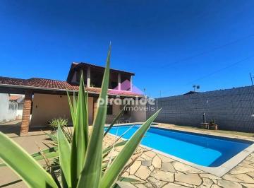 Casa · 160m² · 3 Quartos · 4 Vagas · Sobrado em Pontal de Santa Marina, Caraguatatuba/SP de 160m² 3 quartos à venda por R$ 695.000,00