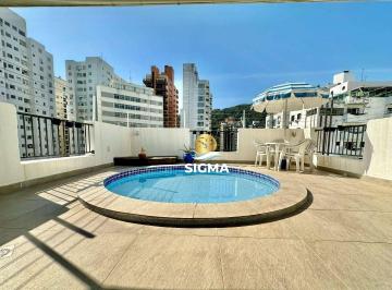 Apartamento · 176m² · 3 Quartos · 3 Vagas · Cobertura em Barra Funda, Guarujá/SP de 176m² 3 quartos à venda por R$ 750.000,00