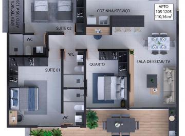 Apartamento · 70m² · 2 Quartos · 1 Vaga · Apartamento em Aeroclube, João Pessoa/PB de 70m² 2 quartos à venda por R$ 724.906,12
