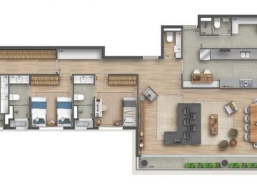 Apartamento · 219m² · 4 Quartos · 3 Vagas · Apartamento em Sumaré, São Paulo/SP de 219m² 4 quartos à venda por R$ 5.500.000,00