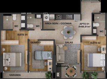 Apartamento · 89m² · 3 Quartos · 2 Vagas · Apartamento em Aeroclube, João Pessoa/PB de 89m² 3 quartos à venda por R$ 1.144.423,47