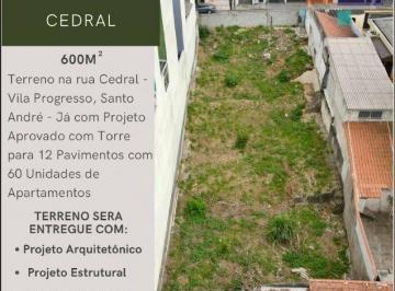 Terreno · 600m² · Terreno em Vila Progresso, Santo André/SP de 0m² à venda por R$ 2.000.000,00