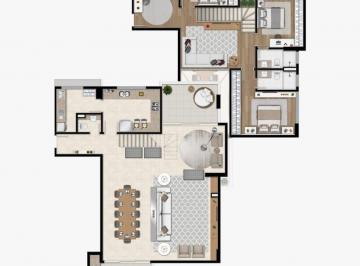 Apartamento · 248m² · 3 Quartos · 4 Vagas · Apartamento em Estrela, Ponta Grossa/PR de 248m² 3 quartos à venda por R$ 1.900.000,00