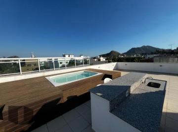 Apartamento · 204m² · 3 Quartos · 3 Vagas · Cobertura em Recreio dos Bandeirantes, Rio de Janeiro/RJ de 204m² 3 quartos à venda por R$ 1.900.000