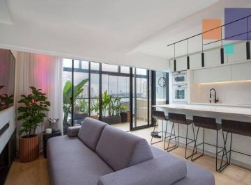Apartamento · 67m² · 1 Quarto · 2 Vagas · Apartamento Duplex em Campo Belo, São Paulo/SP de 67m² 1 quartos à venda por R$ 1.260.000,00