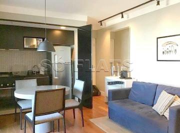 Apartamento · 60m² · 2 Quartos · 1 Vaga · Flat em Brooklin Paulista, São Paulo/SP de 60m² 2 quartos à venda por R$ 1.060.000,00
