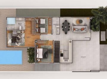 Casa · 167m² · 3 Quartos · 1 Vaga · Casa em São Sebastião, Palhoça/SC de 167m² 3 quartos à venda por R$ 1.490.000,00