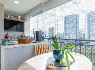 Apartamento · 130m² · 1 Quarto · 2 Vagas · Apartamento em Jardim Caboré, São Paulo/SP de 130m² 1 quartos à venda por R$ 1.250.000,00