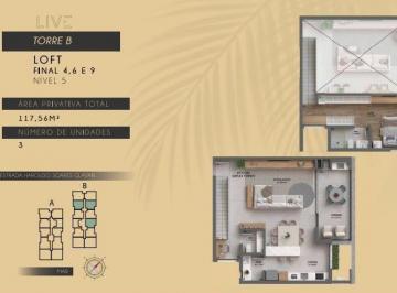 Apartamento · 117m² · 1 Quarto · 1 Vaga · Loft em Cacupé, Florianópolis/SC de 117m² 1 quartos à venda por R$ 1.804.000,00